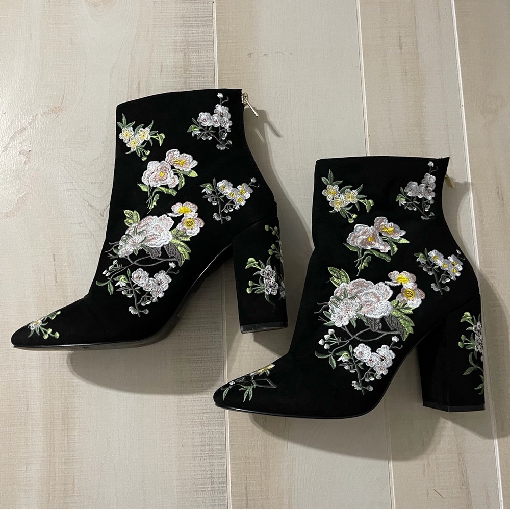 Miss Selfridges Embroidered Boots - Picture 6 of 6